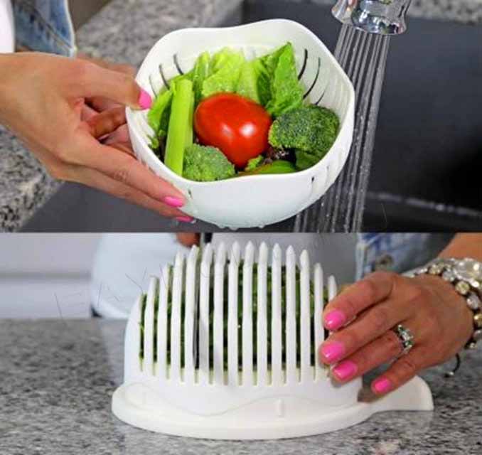 Помыть и нарезать овощи легко и быстро