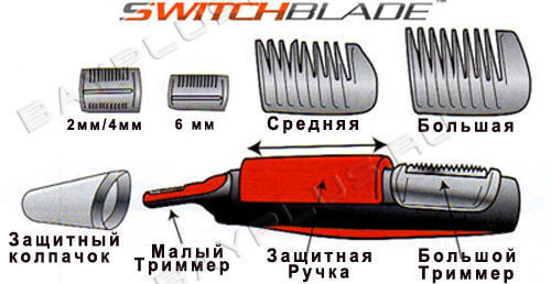 Триммер Microtouch Switchblade