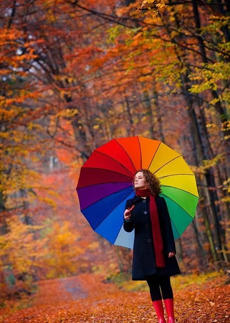 Зонт радуга