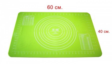 Силиконовый коврик для раскатывания теста толстый размер 40 * 60 см. 