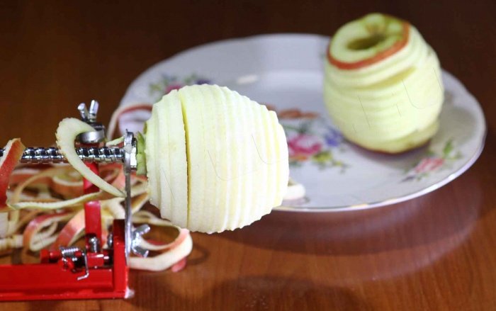 Яблокорезка Apple Peeler Slicer на струбцине (Яблокочистка механическая)