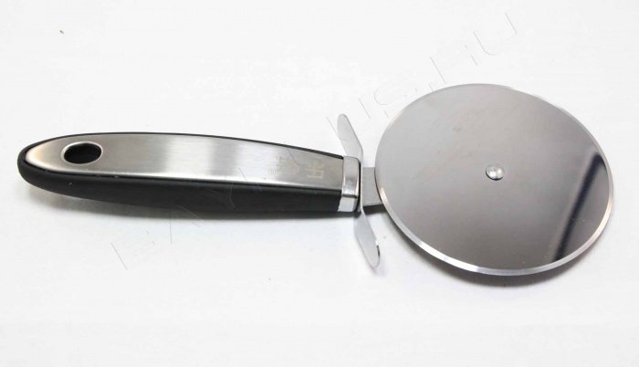 Нож для пиццы круглый стальной (дисковый нож для пиццы)