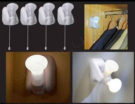 Набор беспроводных светодиодных ламп Handy Bulb 4 штуки. (Лампа со шнурком)