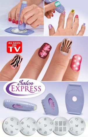 Набор для печати на ногтях в домашних условиях Salon Express