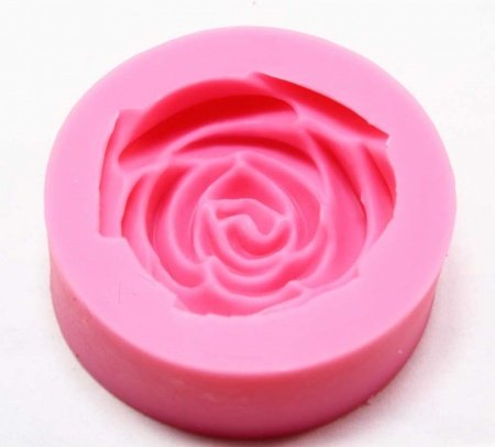 Силиконовая форма для мастики роза диаметр 5 см.(Силиконовый молд)