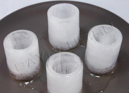 Силиконовая форма для льда стаканы
