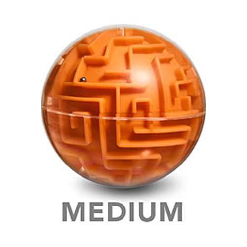 3D Шар лабиринт Maze Ball средний уровень сложности (11 см.)