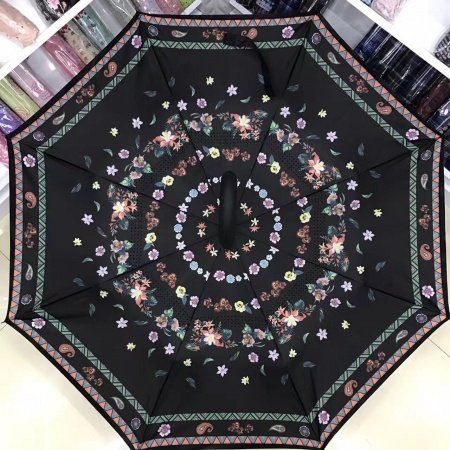 Зонт наоборот принт Цветочный орнамент