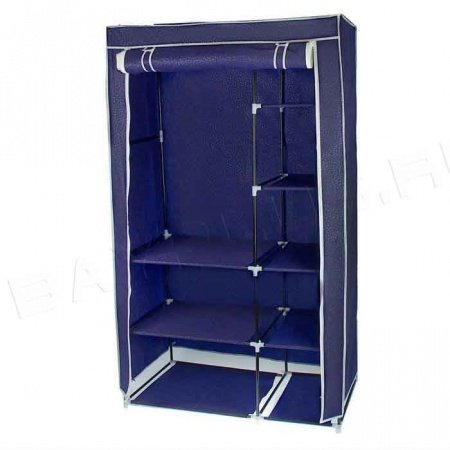 Тканевый шкаф для одежды и вещей 110 * 45 *175 см.