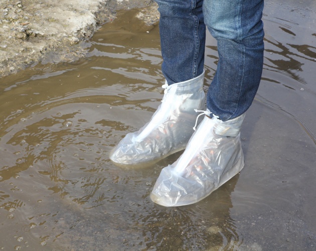 Чехлы-бахилы многоразовые водонепроницаемые Shoe Cover